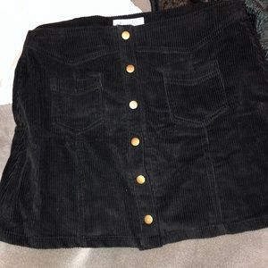 Corduroy skirt